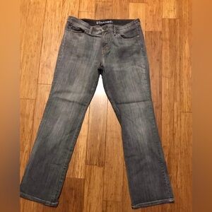New York and Co Mid-Rise Straight Leg Cut Grey Jeans -  Size 10